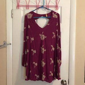 Free People Embroidered Austin Mini Dress